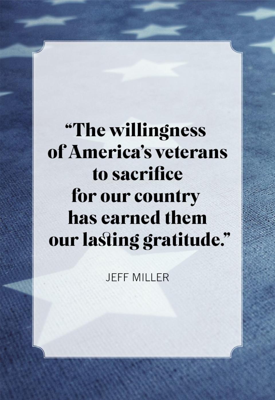 jeff miller memorial day quotes