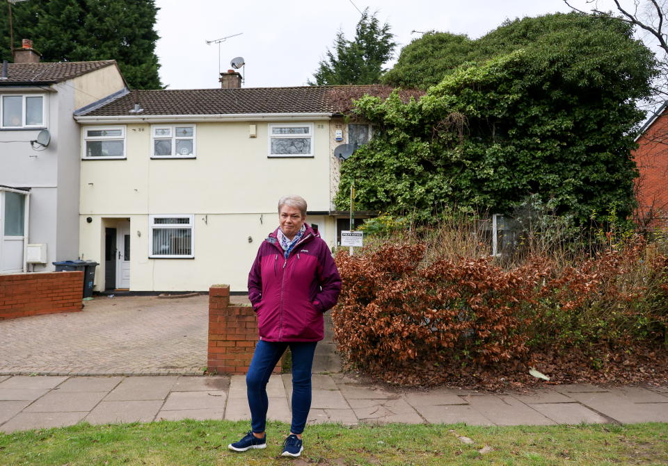 Vivienne Attwood, who lives next door to the property, says the trees have been allowed to grow for 40 years. (SWNS)