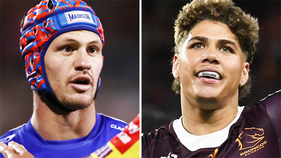 Kalyn Ponga and Reece Walsh.