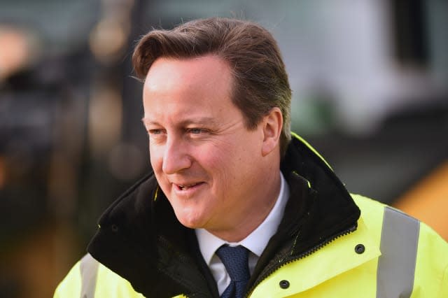 Prime Minister David Cameron Visits Scotland For The First Time Since The Scottish Referendum