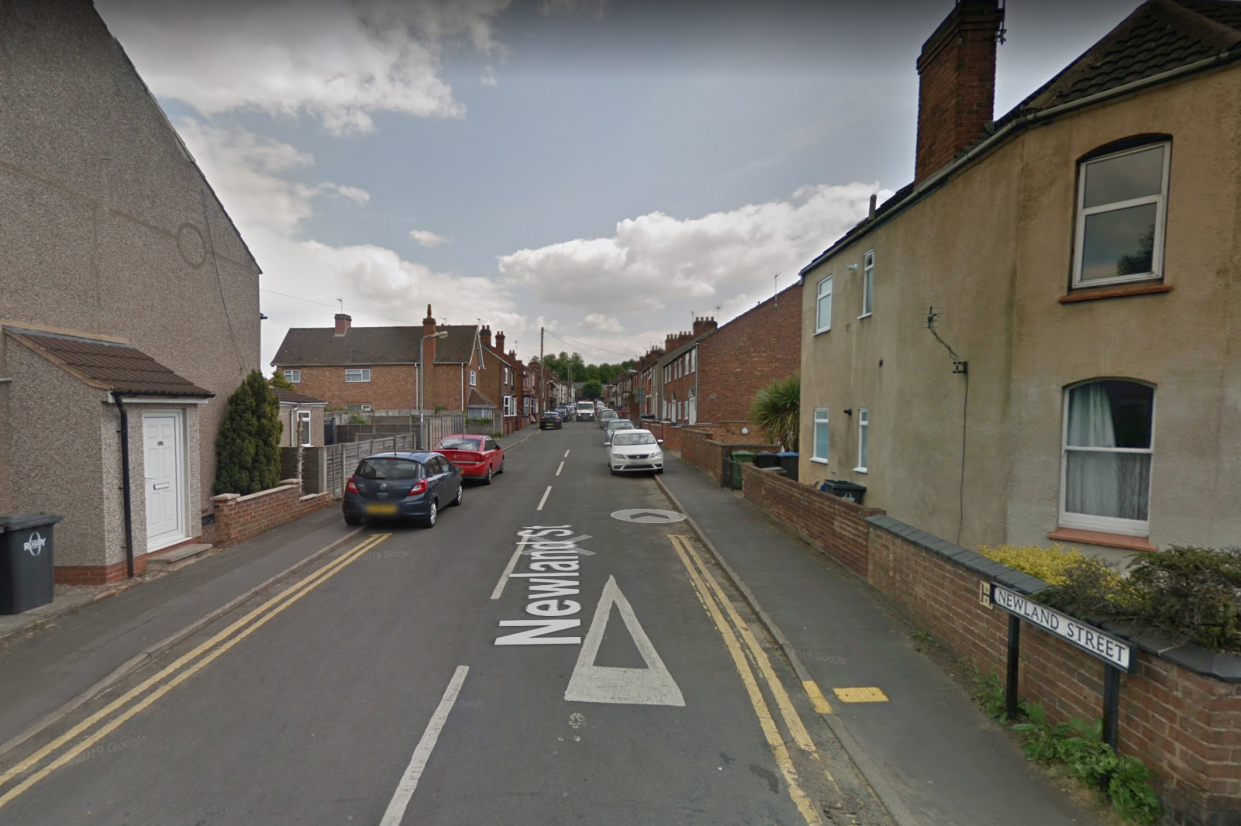 The teen was charged after a man in his 40s was found with multiple serious injuries at a property on Newland Street, Rugby, Warwickshire. (Google Maps)