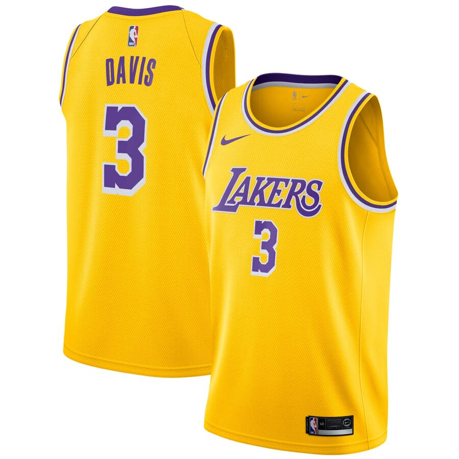 Anthony Davis Los Angeles Lakers Nike 2019/20 Jersey