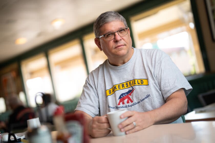 Greg Perrone, is the President of the Greater Bakersfield Republicans Assembly in Bakersfield. Bakersfield is the district of U.S. Representative and House Speaker, Kevin McCarthy. The staunch republican's district is a mix of red and blue and those who live and work in Bakersfield shared their opinions about the recent indictment of former President Donald Trump, a close ally of Kevin McCarthy.