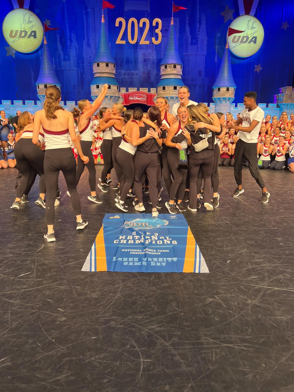 Bearden High School Dance Team took home the first-place trophy in the Large Varsity Game Day division during the Universal Dance Association (UDA) National Dance Team Championships, held in Orlando from February 3-5, 2023.