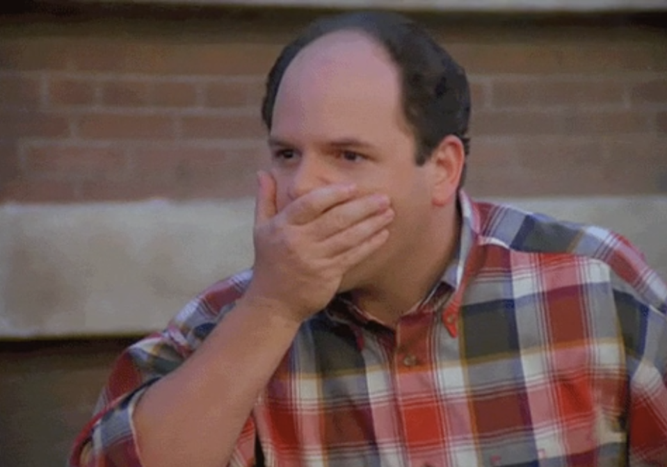 George Costanza shocked