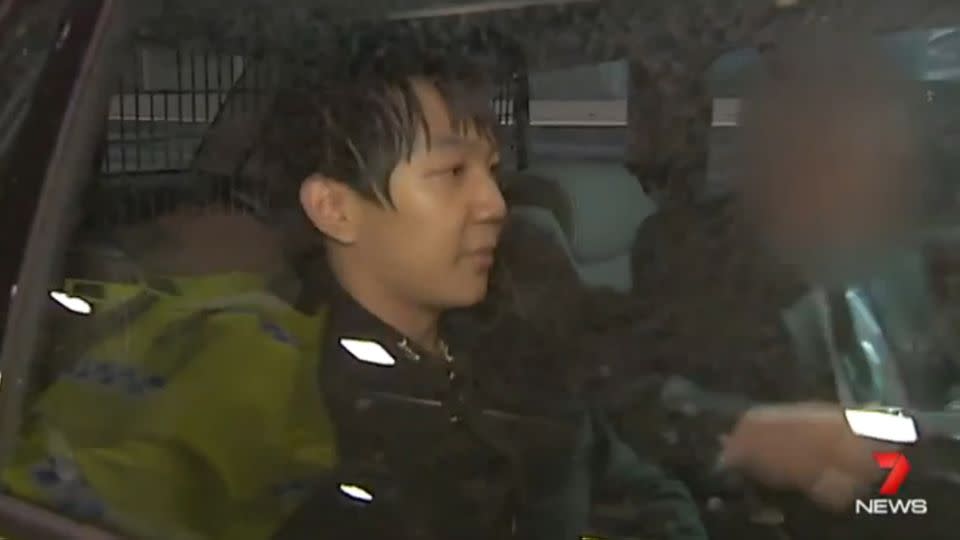 Li has pleaded guilty to possessing child pornography and faces an additional seven years on his sentence.Photo: 7News