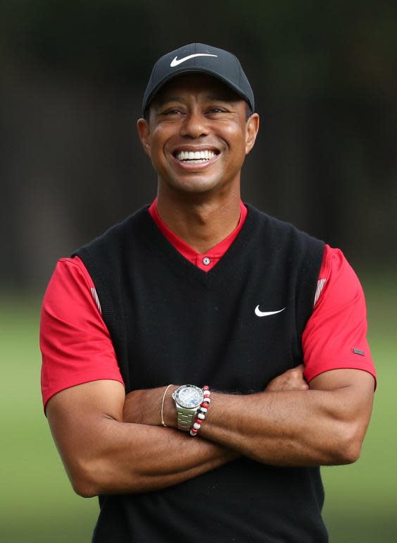 Tiger Woods has picked Patrick Reed to play for Team USA in the Presidents Cup (EPA)