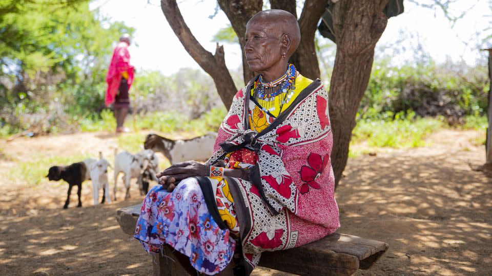 Ntoyie Lenkanan at her home - Festo Lang/CNN