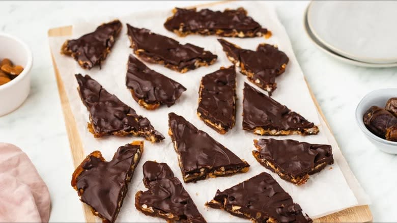 No-Bake Nutty Date Bark