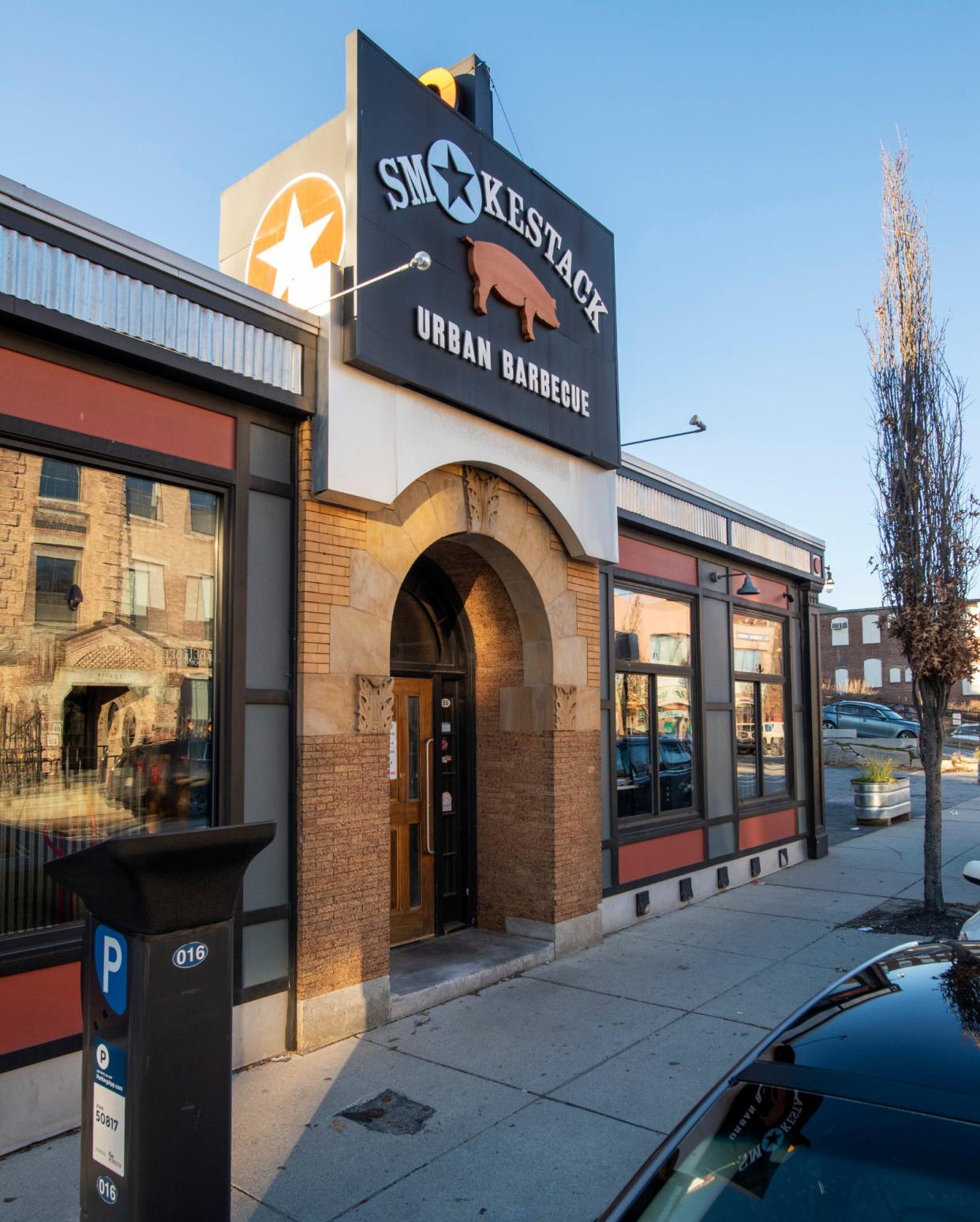 A handful of restaurants have taken up the first floor of the building at 139 Green St. over the years, most recently Smokestack Urban Barbecue.