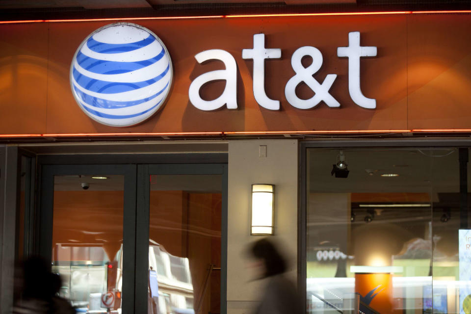 Inside An AT&T Inc. Store Ahead Of Earnings Figures