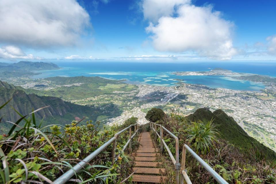 The stairs nicknamed ‘Stairway to Heaven’ have become an unofficial tourist attraction (Getty)