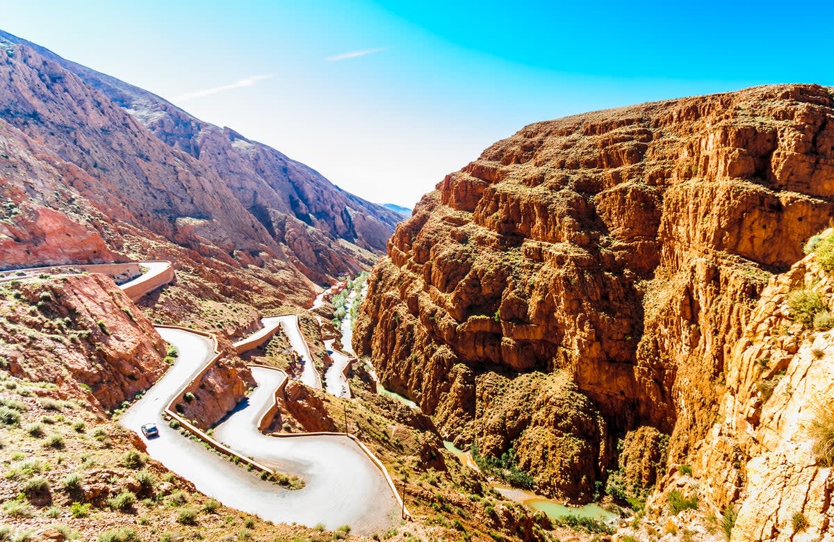 The Dades Gorges contain several sections of mazy, thin roads (Getty Images/iStockphoto)