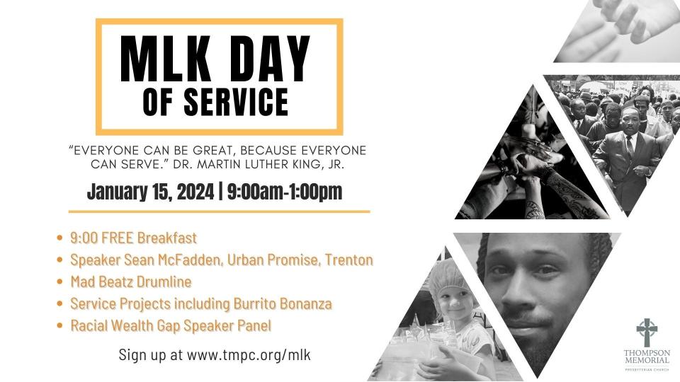 Thompson Memorial Presbyterian Church in New Hope is one of several churches and community centers offering MLK Day of Service events for Monday, Jan. 14, 2024.