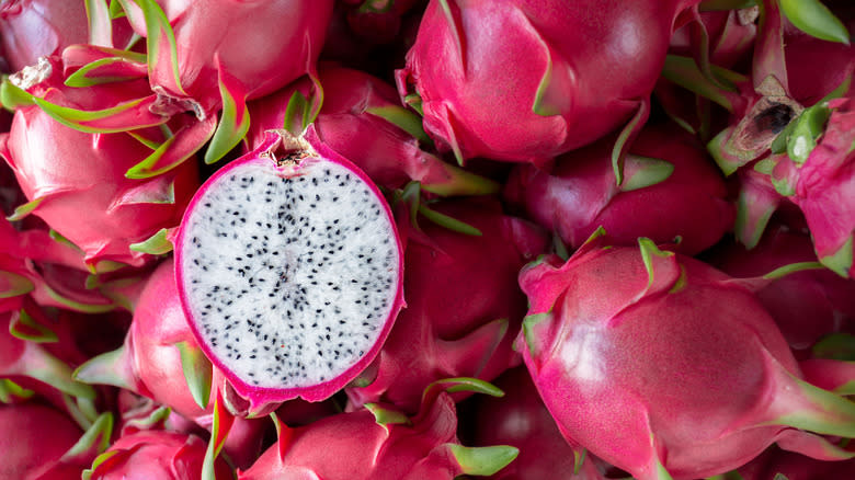 Close up of dragon fruit