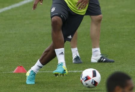 Football Soccer - Euro 2016 - Germany Training - Stade Camille Fournier, Evian-Les-Bains, France - 25/6/16 - Germany's Jerome Boateng during training. REUTERS/Denis Balibouse