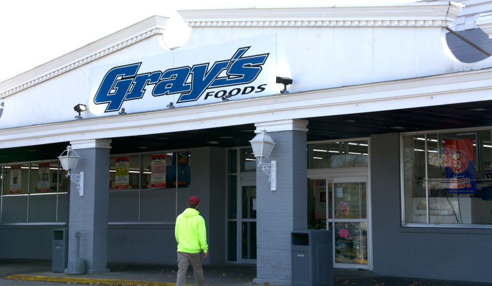 A customer walks into Gray's Foods Monday, Nov. 6, 2023. The store at 1630 N. Alpine Road, Rockford, was sold last month to a Chicago management company.