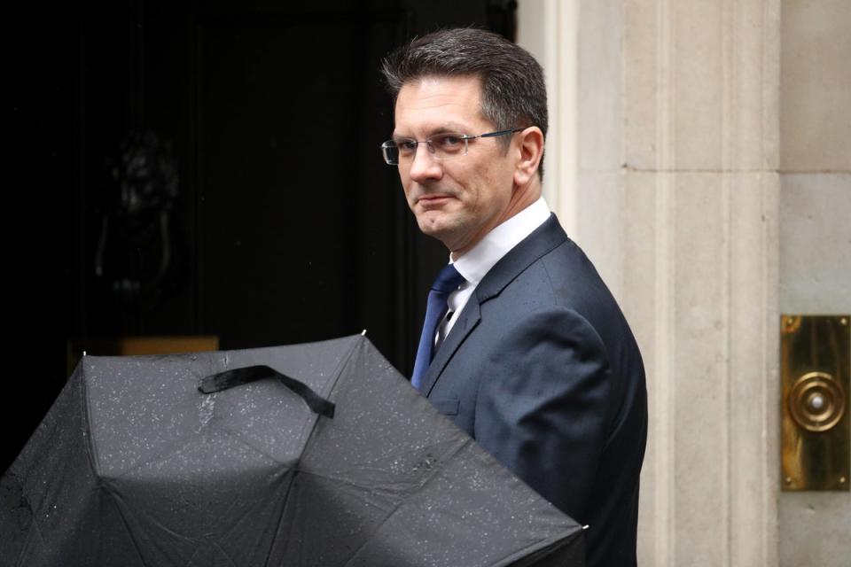 Steve Baker, who said he would be campaigning for his seat while on holiday on Greece, is set to lose to Labour (Getty)