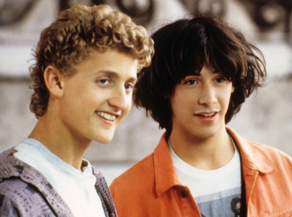 Bill & Ted's Excellent Adventure, Keanu Reeves, Alex Winter