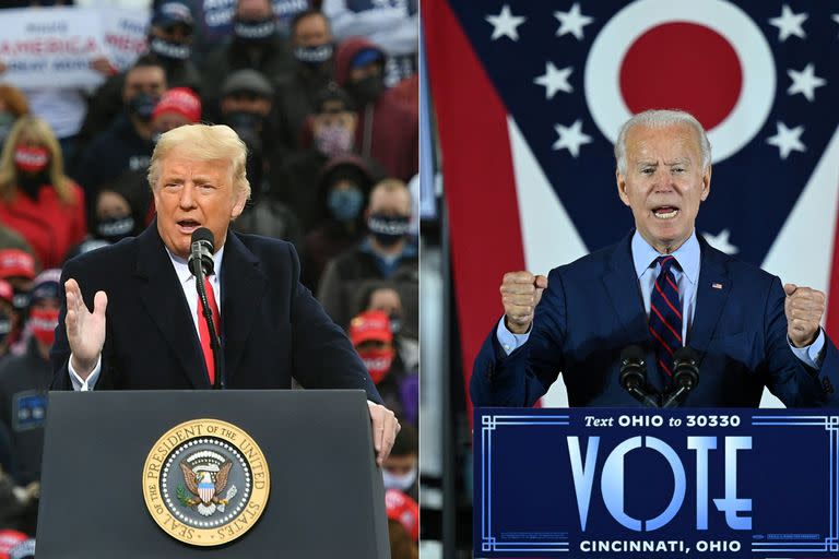 Donald Trump y Joe Biden, protagonistas de las elecciones de Estados Unidos de 2020, y que podrían a volver a ser los candidatos el año próximo
