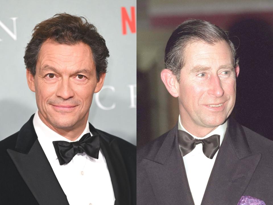 Dominic West plays Prince Charles in "The Crown" season five.