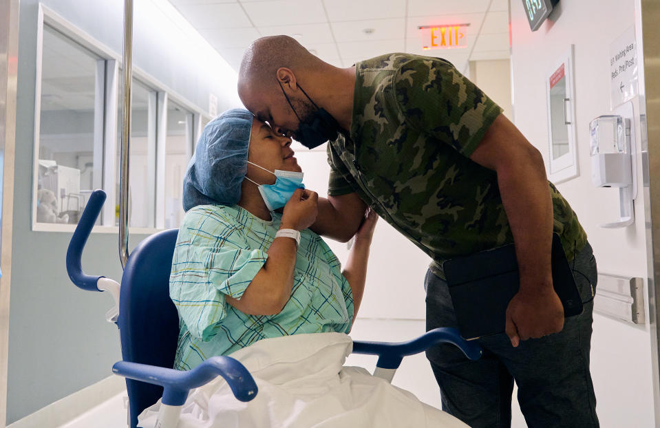 While pregnant, Yadi and Jamaal Martin didn't know what to expect when their son was born. They knew he had an airway obstruction that would make it impossible to survive without surgery. But they had hope and each other. (Joe Carrotta / Joe Carrotta)