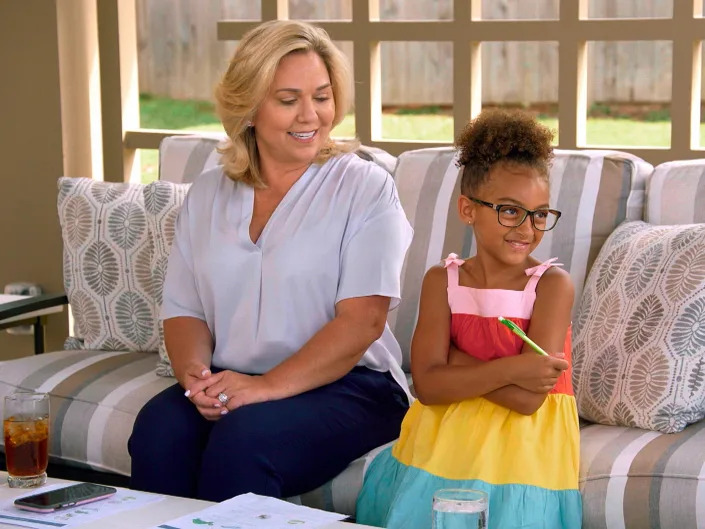 Julie Chrisley and adopted daughter Chloe Chrisley in an episode of 