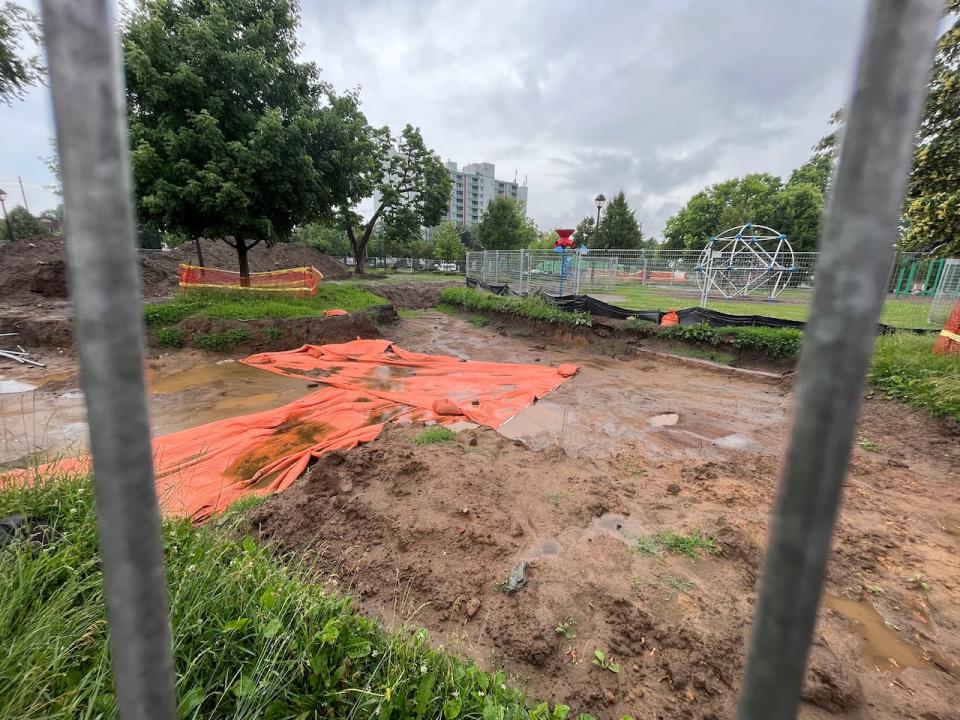 Victoria Park's spray pad will be ready for next spring, the city says.