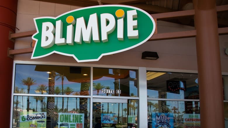 Outside modern Blimpie