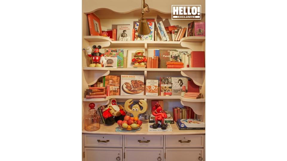 Charlotte and Philip Colbert's bookshelves in East London