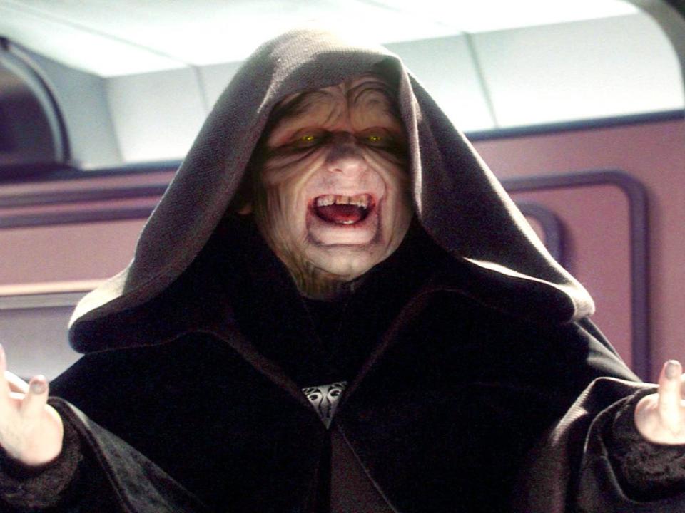 Ian McDiarmid as Emperor Palpatine in ‘Star Wars: Episode III - Revenge of the Sith' (LucasFilm)