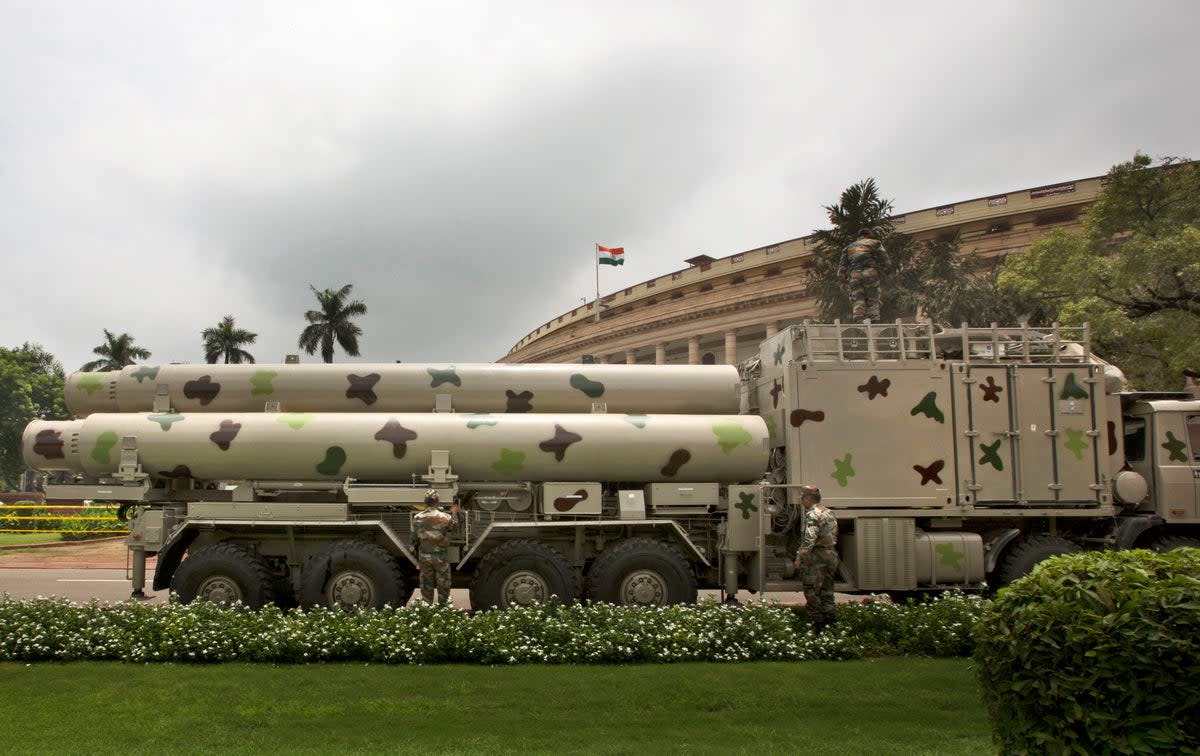 India Missile Misfire (Copyright 2016 The Associated Press. All rights reserved. This material may not be published, broadcast, rewritten or redistribu)