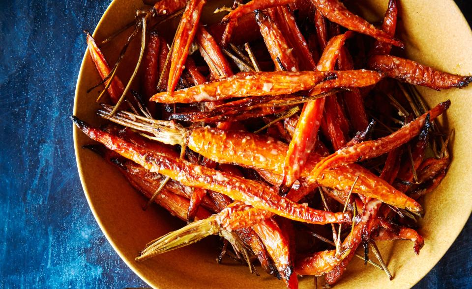 Roasted Carrots with Nuoc Cham Dressing