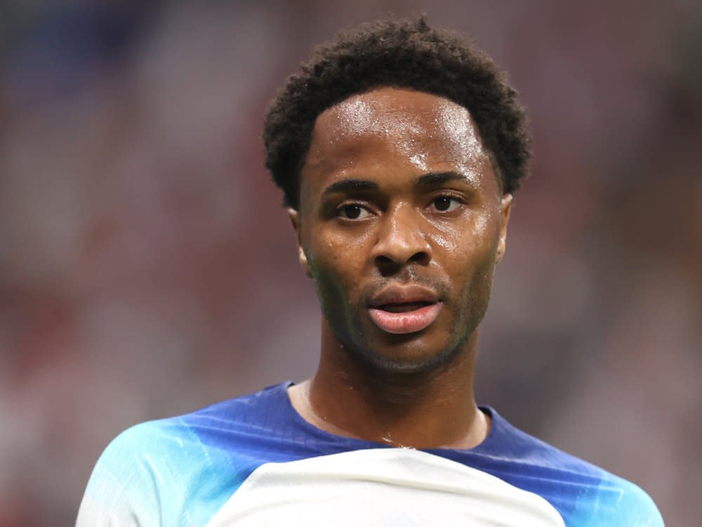 Raheem Sterling kehrt nach seiner Heimreise am Freitag nach Katar zurück. (Bild: Alex Pantling - The FA/Getty Images)