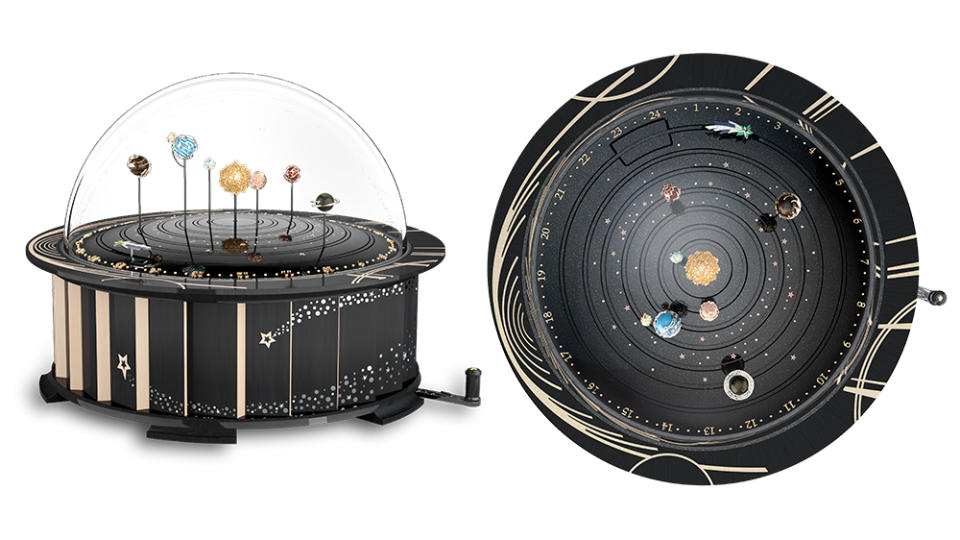 Van Cleef & Arpels Planetarium Table Clock