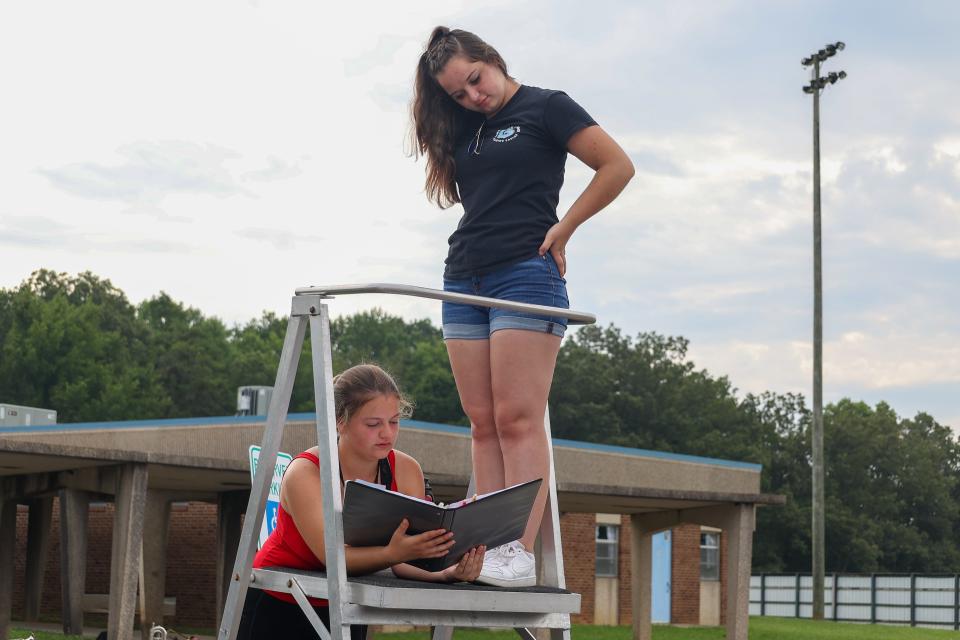 Scenes from Gibbs High School band camp in Knox County, TN on Thursday, July 27, 2023.