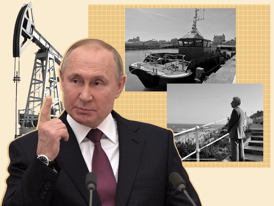 European ships, particularly those linked to Greece, Cyprus and Malta are ‘making a mockery of the EU effort to sanction Putin’s war machine’  (Getty/iStock/The Independent)