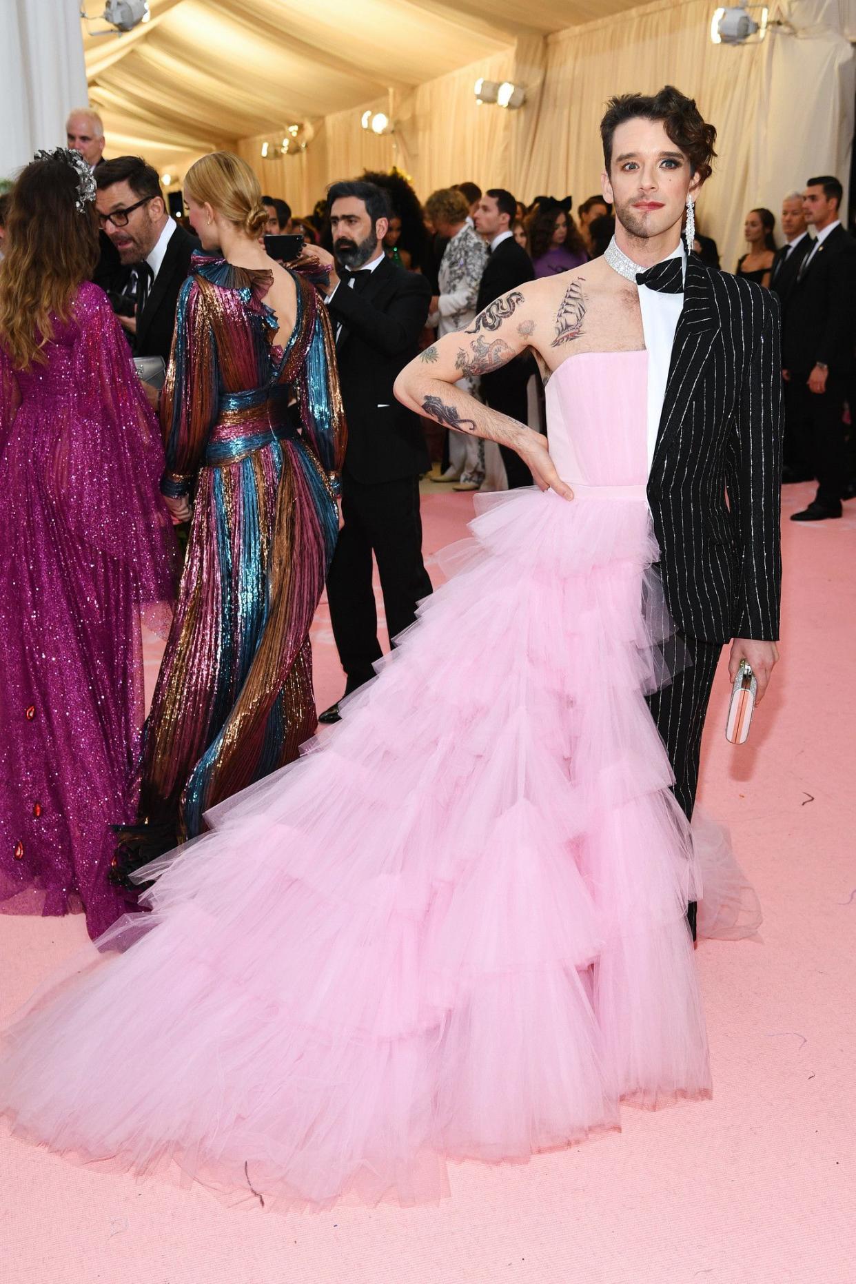 Michael Urie attend The 2019 Met Gala Celebrating Camp: Notes on Fashion at Metropolitan Museum of Art on May 06, 2019 in New York City.