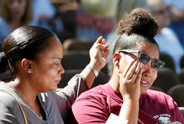 Earlier in the day, hundreds attended a prayer vigil in the neighboring city of Coral Springs