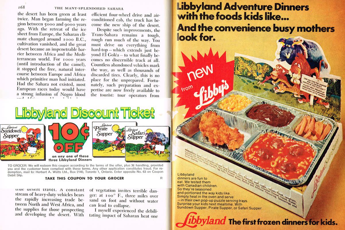 Libbyland Adventure Dinners ad