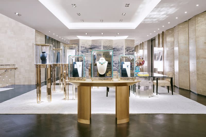 FILE PHOTO: Handout photo of the interior of the new Tiffany store in New York