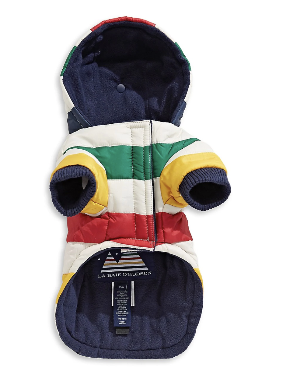 Multistripe Down Dog Coat - Available at Hudson's Bay Company. 