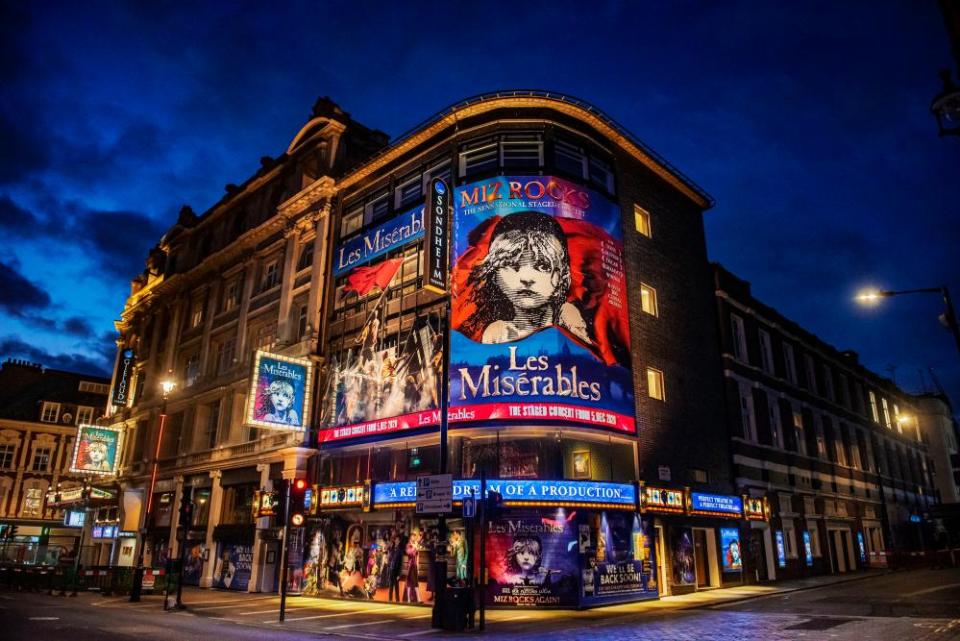 Les Misérables at the Sondheim theatre