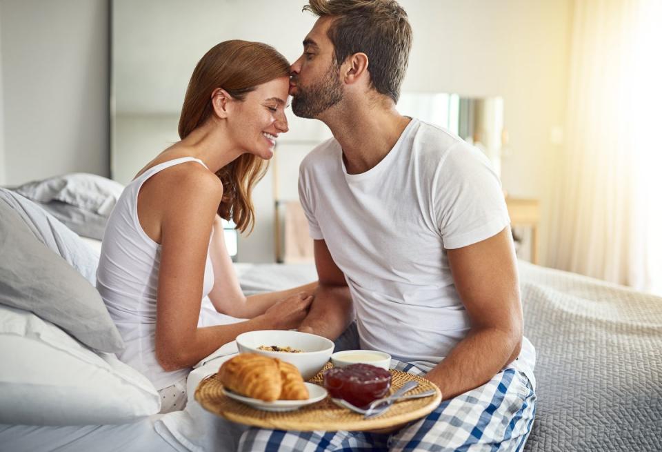 <p>“My boyfriend is an amazing cook and he always takes the time to make me dinner after a long day at work. He’ll even bring me breakfast in bed on a lazy Sunday morning. It’s a small thing that truly makes me feel loved.” –<em>Alisa</em></p>