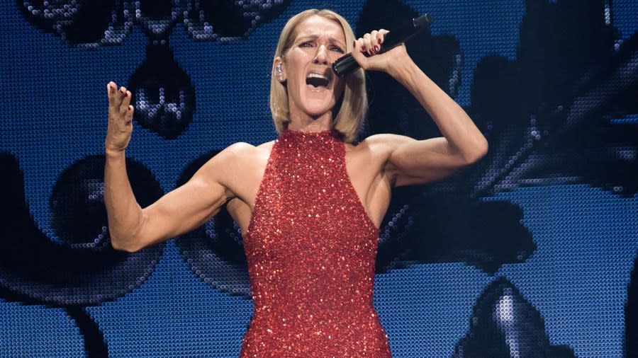 Celine Dion performs on the opening night of her Courage World Tour on Sept. 18, 2019, in Quebec City, Quebec. (Alice Chiche/AFP via Getty Images)