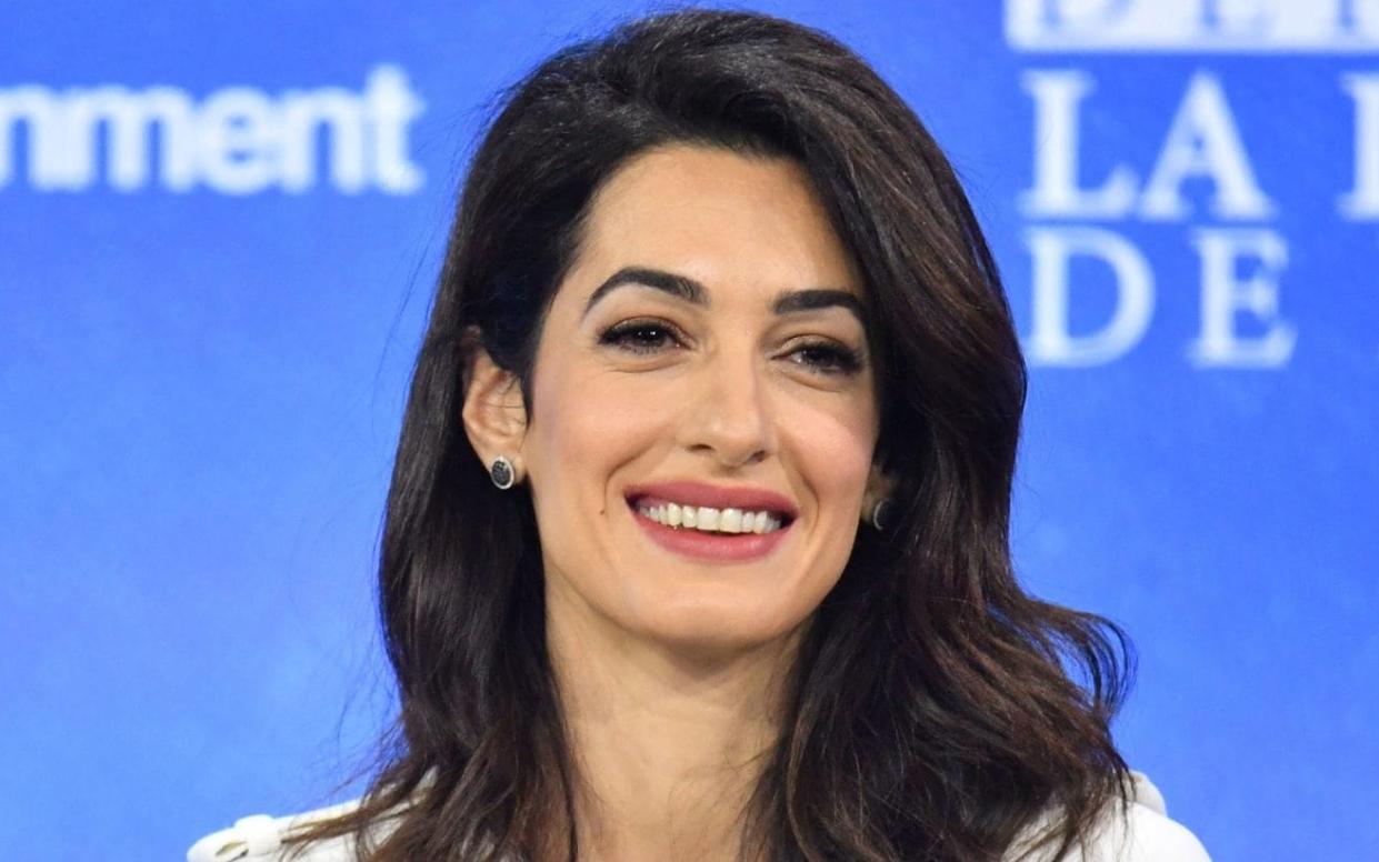 Amal Clooney, who quit as the UK's special envoy on media freedom on Friday - Dominic Lipinski/PA