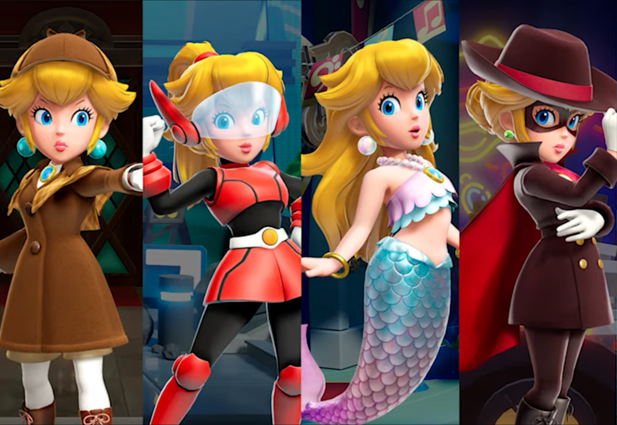 Princess Peach: Showtime's latest trailer shows off four new transformations