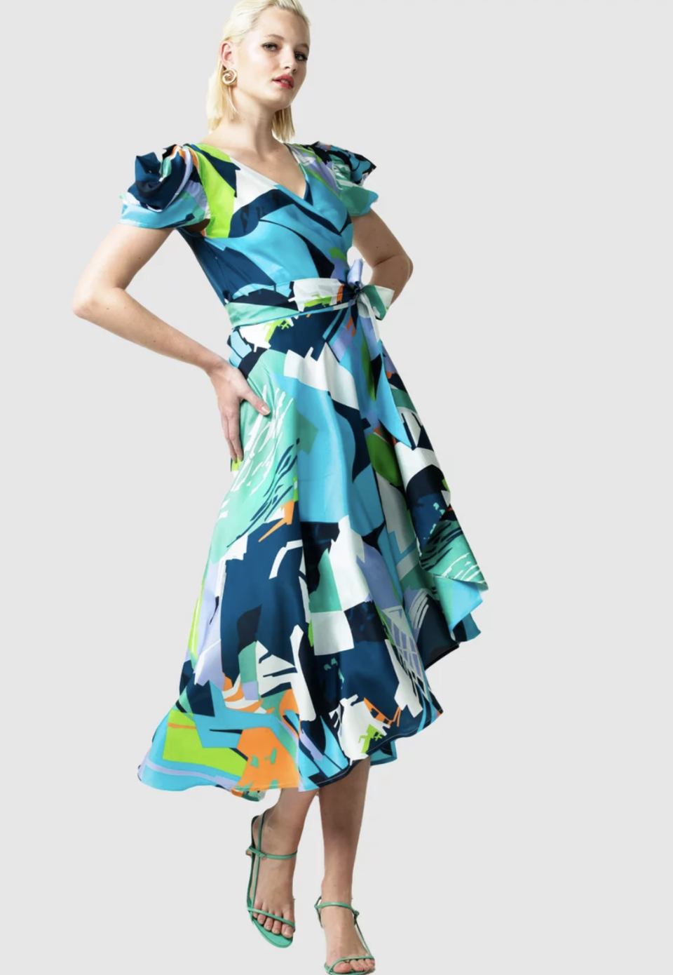 Sacha Drake Hour of the Arcade Wrap Dress, $549.00, 