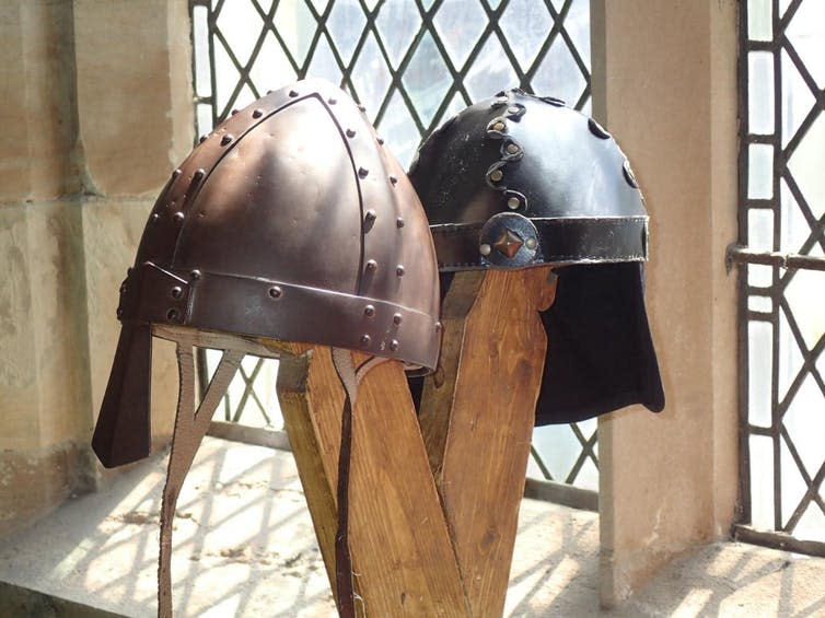 <span class="caption">Viking helmets.</span> <span class="attribution"><span class="license">Author provided</span></span>