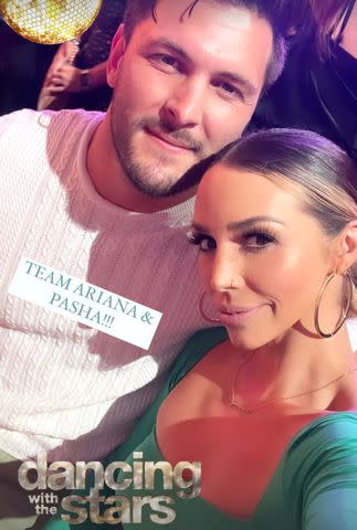 <p>Scheana Shay/Instagram</p> Brock Davies and Scheana Shay at 'Dancing with the Stars'